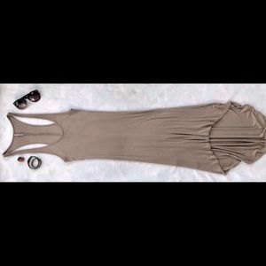 Taupe Maxi Dress